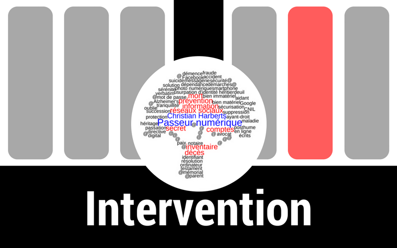 Mort numérique : Intervention – Prendre le contrôle des contenus numériques
